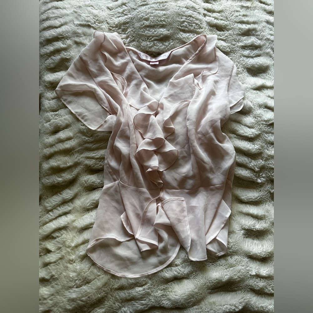 💓 Victoria secret rose pink blouse sleepwear large rare and discontinued